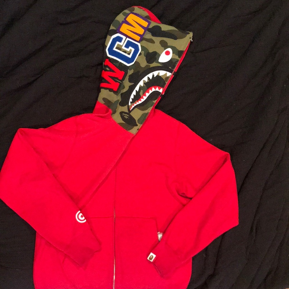 Bape sweatshirt n bag